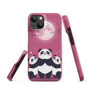 Cover iPhone Resistente – Compatibile con Ricarica Wireless – Design Cute Panda-Biiply