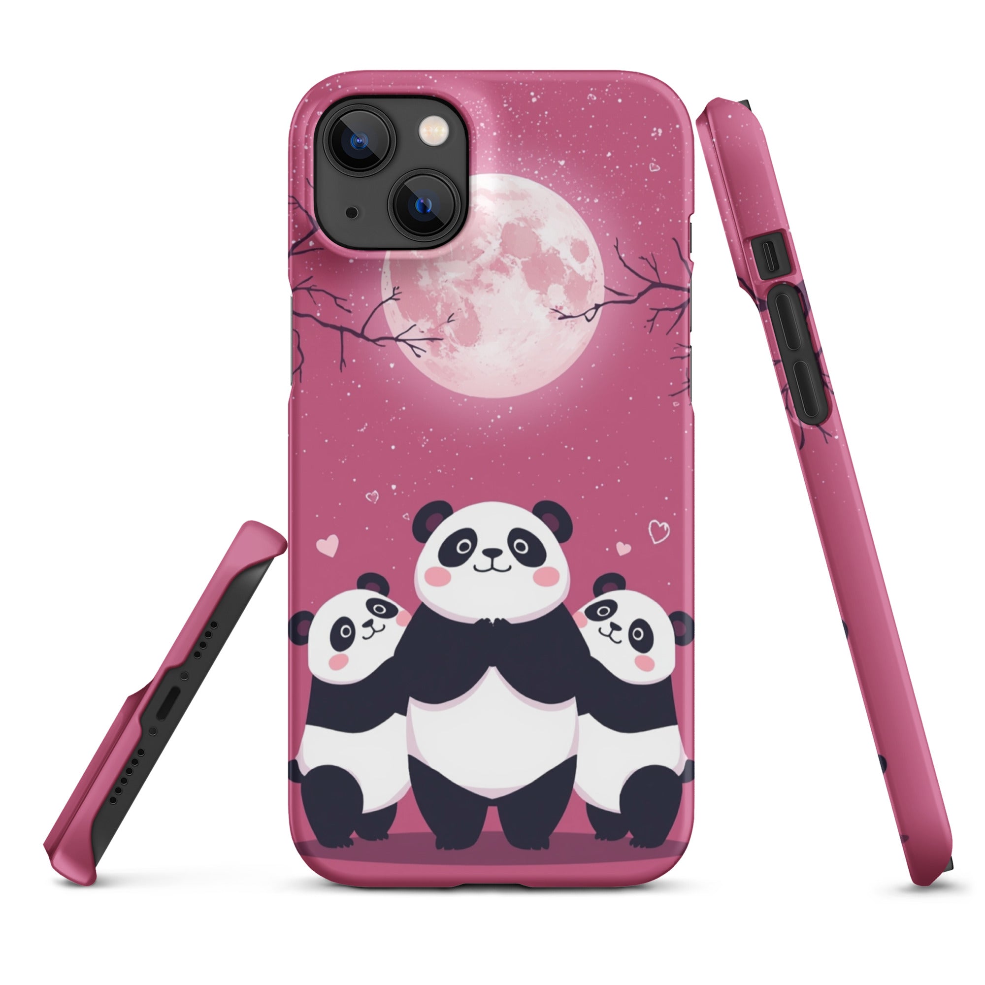 Cover iPhone Resistente – Compatibile con Ricarica Wireless – Design Cute Panda-Biiply