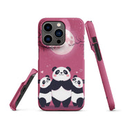 Cover iPhone Resistente – Compatibile con Ricarica Wireless – Design Cute Panda-Biiply