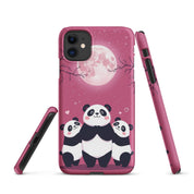 Cover iPhone Resistente – Compatibile con Ricarica Wireless – Design Cute Panda-Biiply
