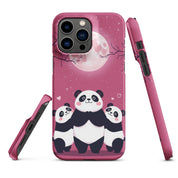 Cover iPhone Resistente – Compatibile con Ricarica Wireless – Design Cute Panda-Biiply