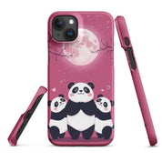 Cover iPhone Resistente – Compatibile con Ricarica Wireless – Design Cute Panda-Biiply