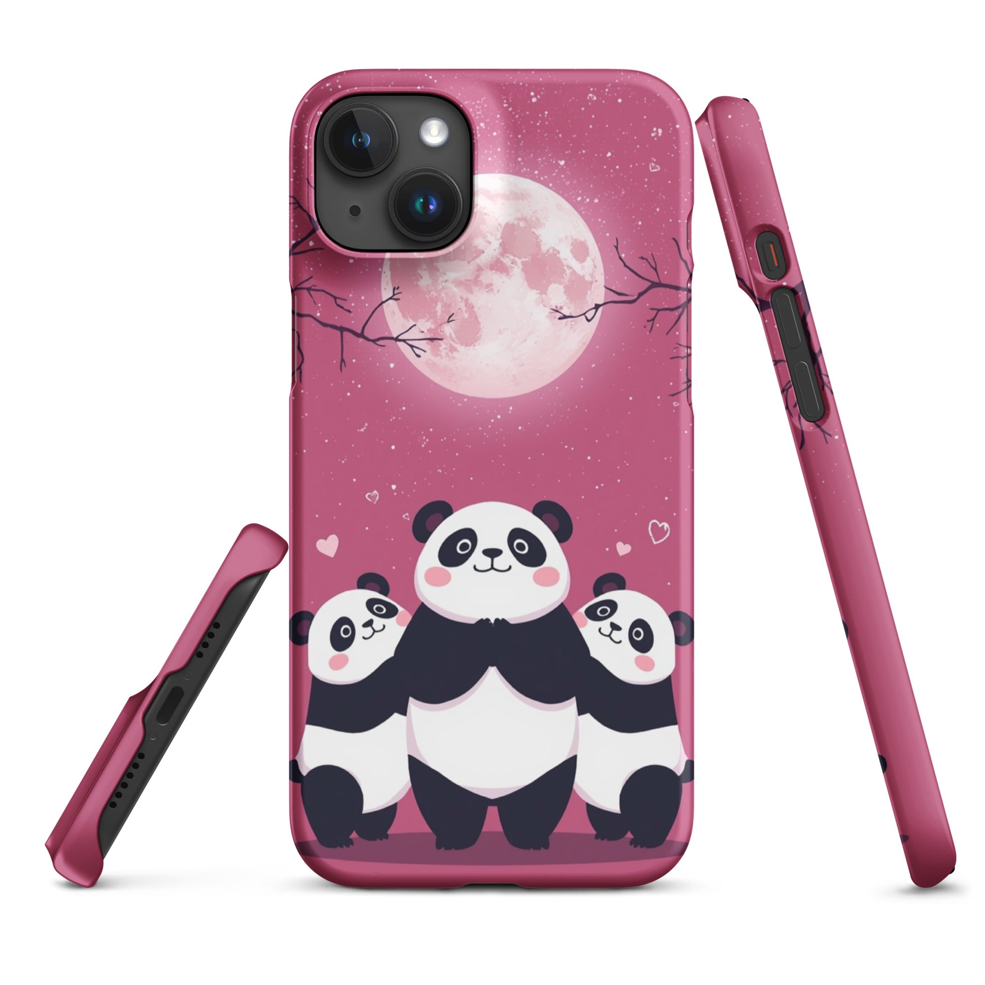 Cover iPhone Resistente – Compatibile con Ricarica Wireless – Design Cute Panda-Biiply