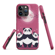 Cover iPhone Resistente – Compatibile con Ricarica Wireless – Design Cute Panda-Biiply