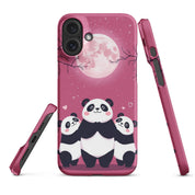 Cover iPhone Resistente – Compatibile con Ricarica Wireless – Design Cute Panda-Biiply