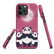 Cover iPhone Resistente – Compatibile con Ricarica Wireless – Design Cute Panda-Biiply