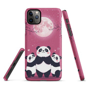Cover iPhone Resistente – Compatibile con Ricarica Wireless – Design Cute Panda-Biiply