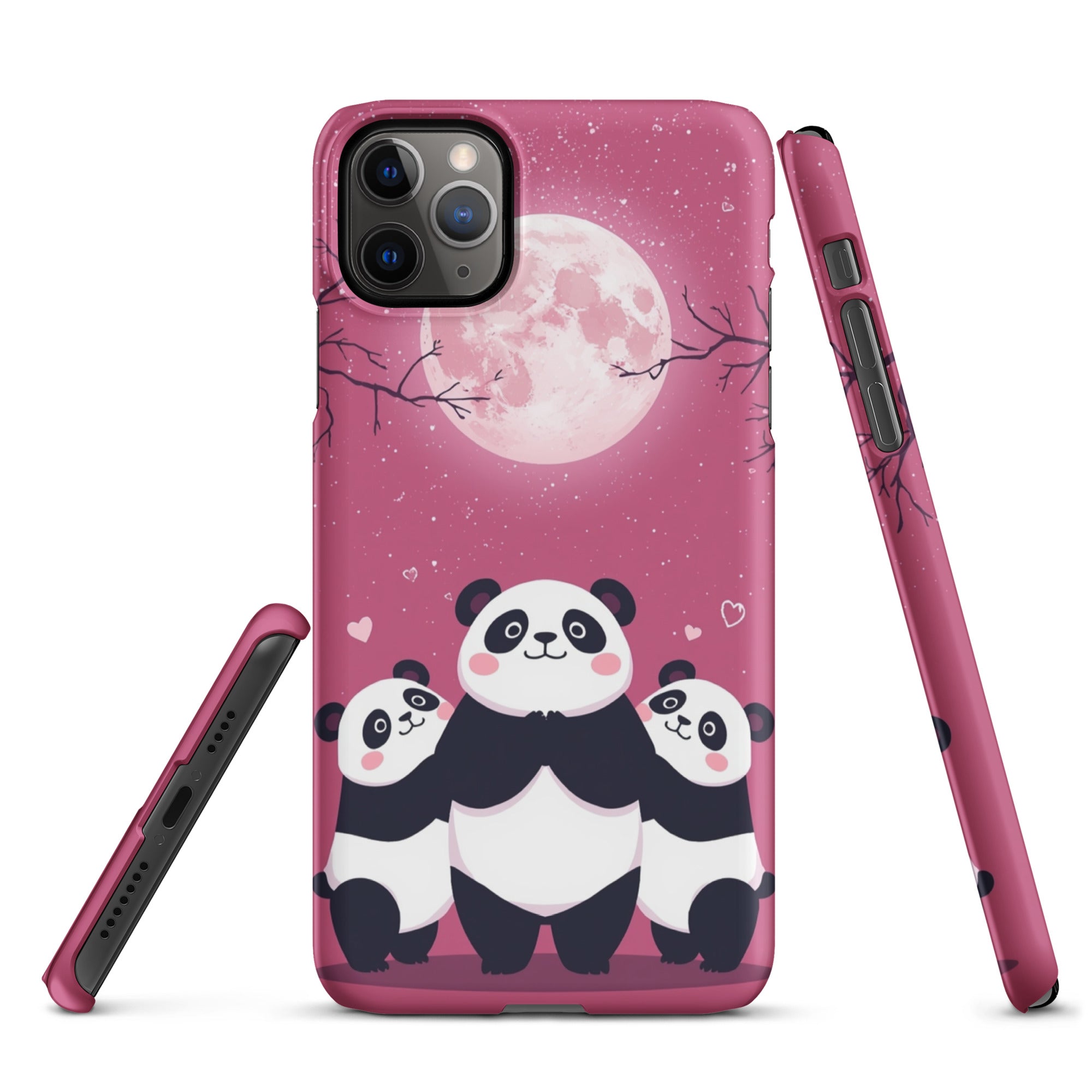 Cover iPhone Resistente – Compatibile con Ricarica Wireless – Design Cute Panda-Biiply