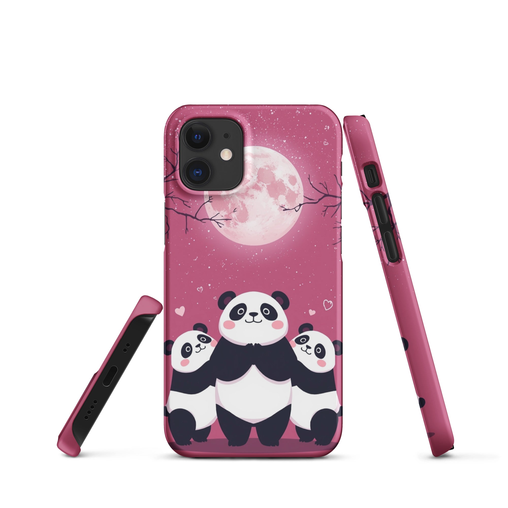 Cover iPhone Resistente – Compatibile con Ricarica Wireless – Design Cute Panda-Biiply