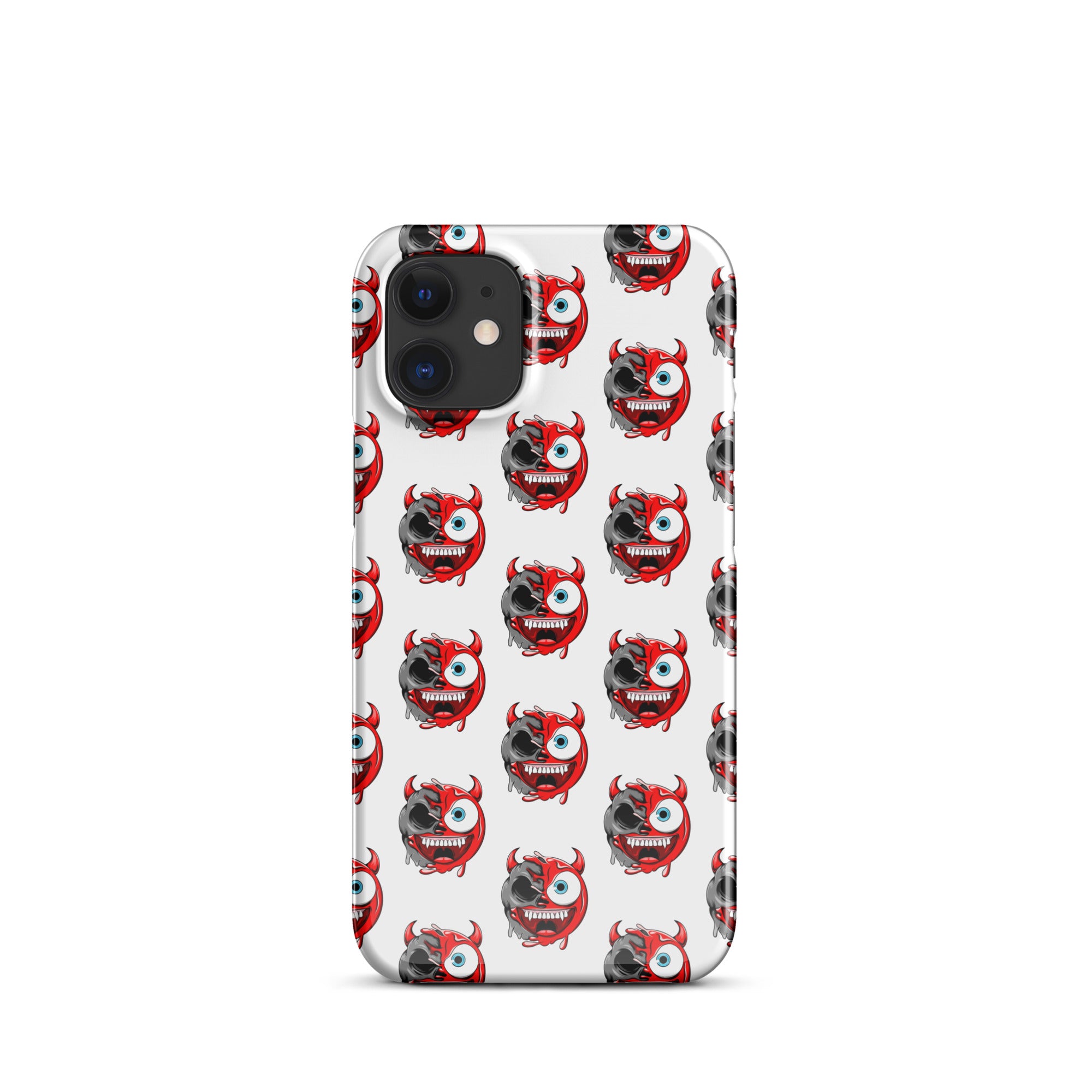 Cover iPhone Resistente – Compatibile con Ricarica Wireless – Design Dead Devil Face-Biiply