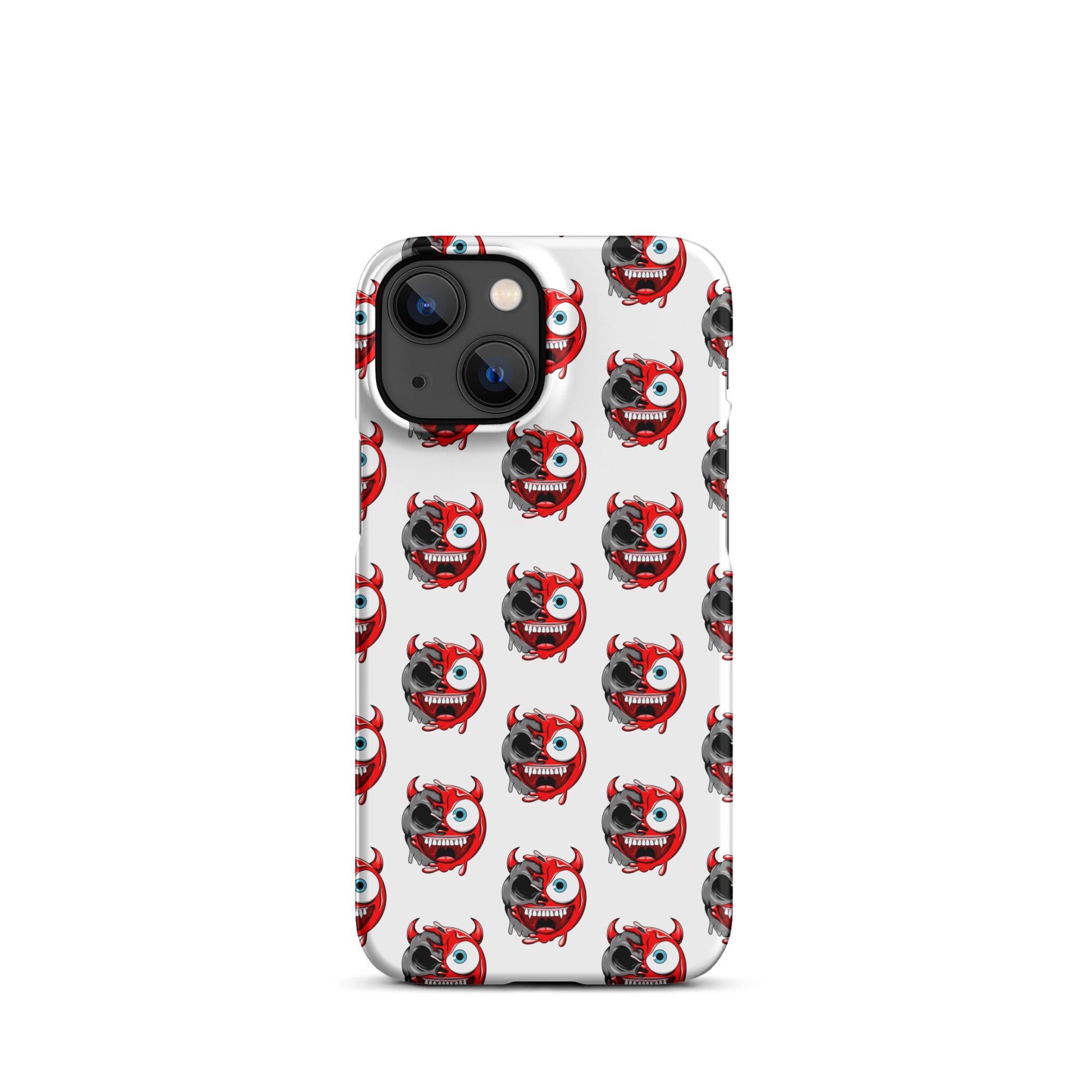 Cover iPhone Resistente – Compatibile con Ricarica Wireless – Design Dead Devil Face-Biiply