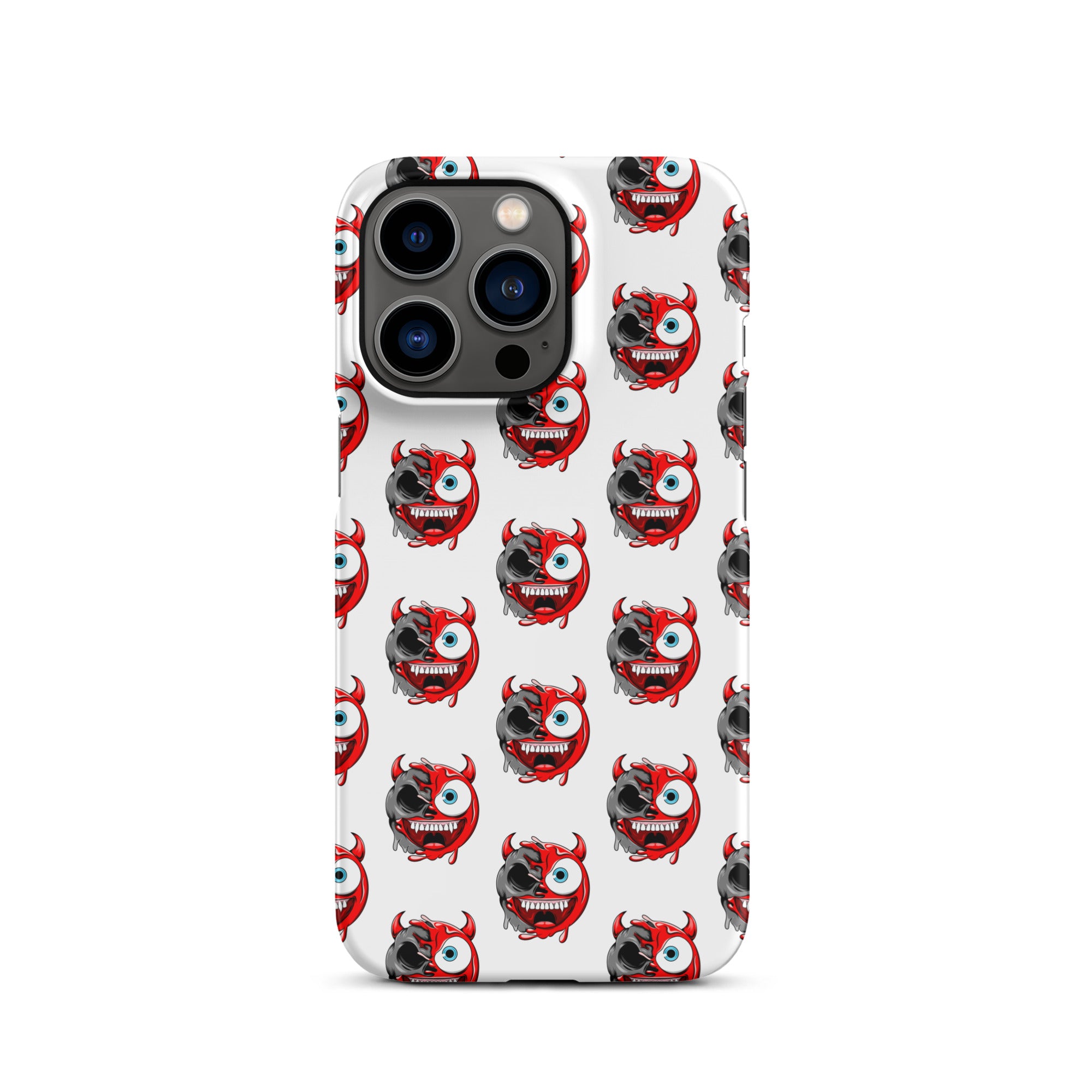Cover iPhone Resistente – Compatibile con Ricarica Wireless – Design Dead Devil Face-Biiply