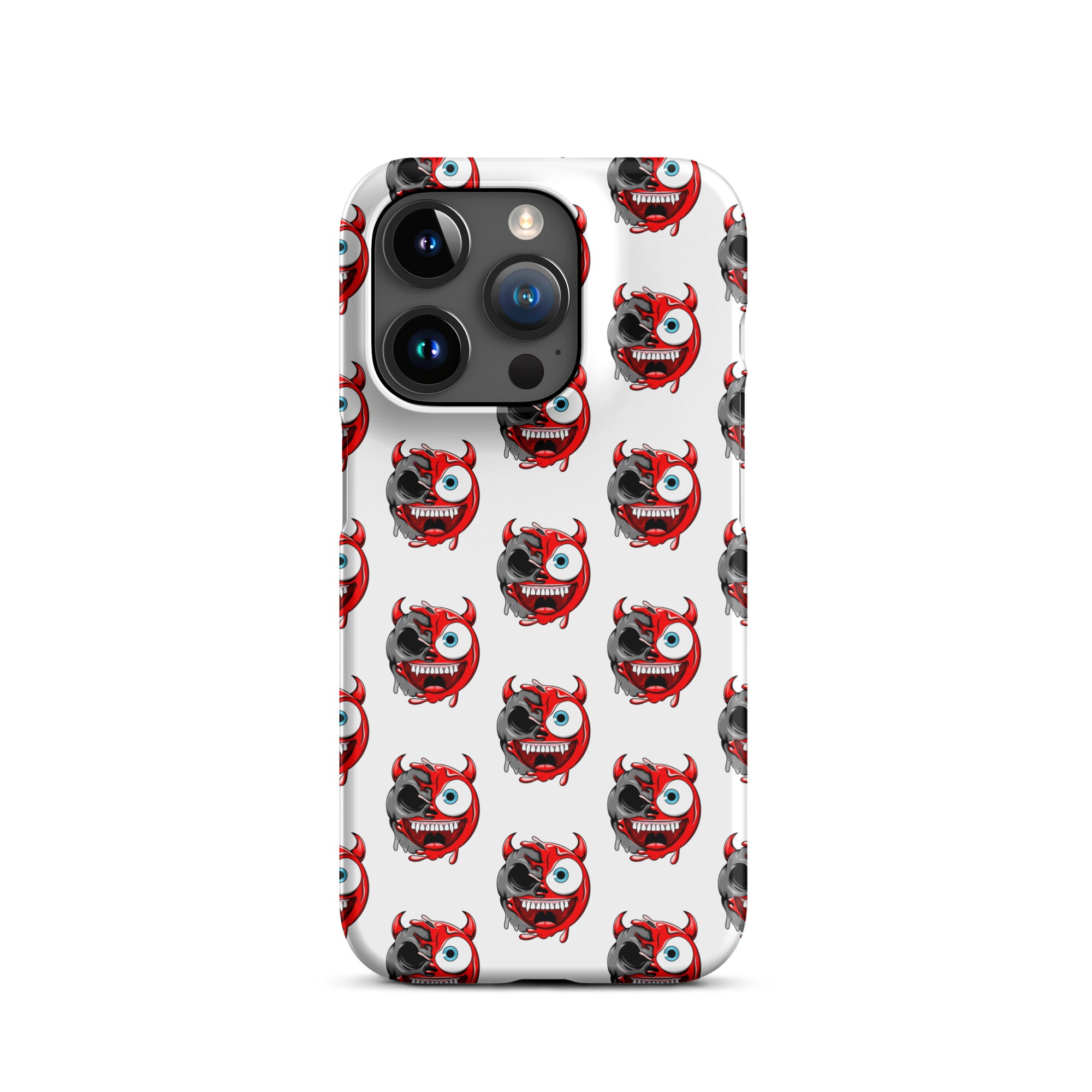 Cover iPhone Resistente – Compatibile con Ricarica Wireless – Design Dead Devil Face-Biiply