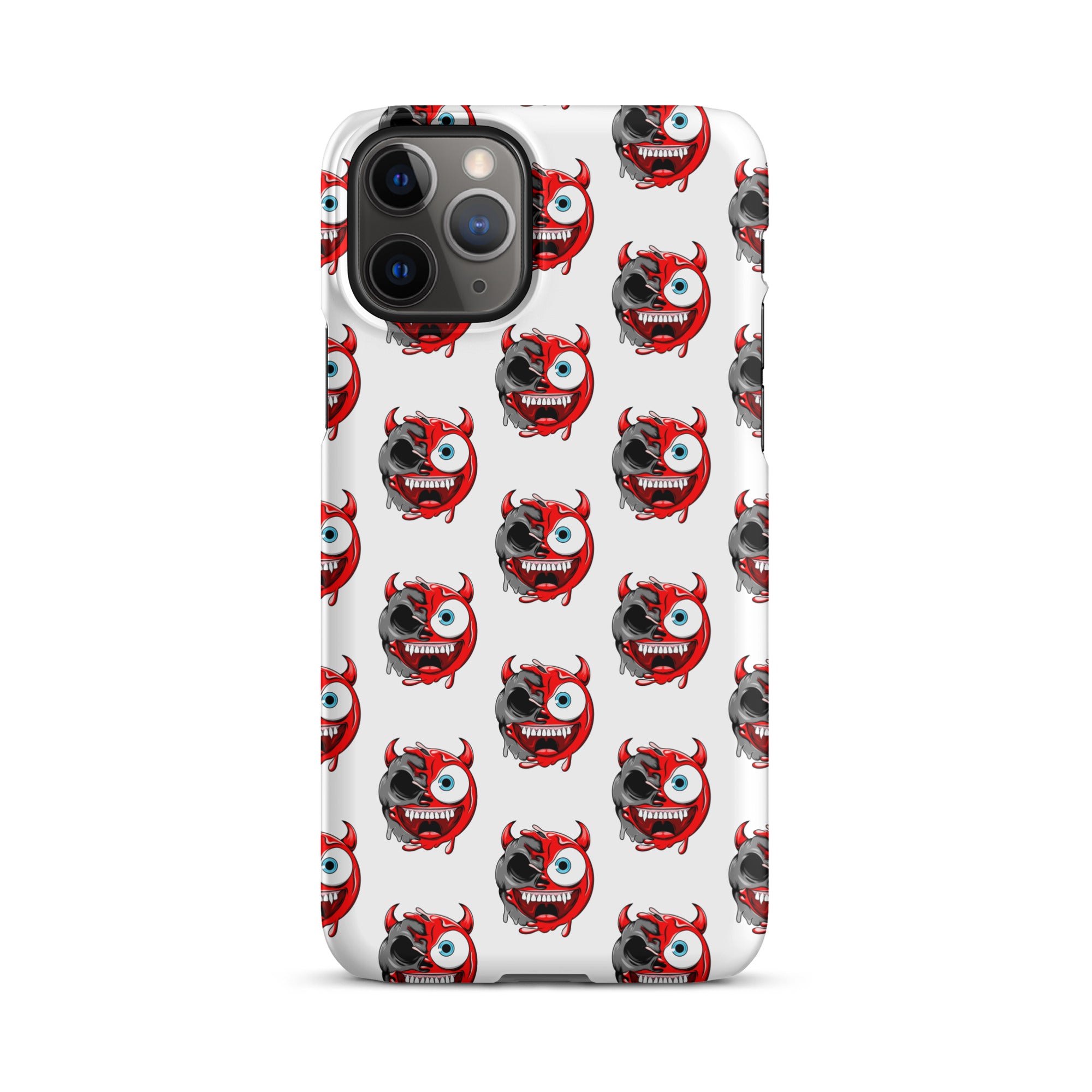 Cover iPhone Resistente – Compatibile con Ricarica Wireless – Design Dead Devil Face-Biiply