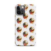 Cover iPhone Resistente – Compatibile con Ricarica Wireless – Design Dead Smiley Face-Biiply