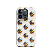 Cover iPhone Resistente – Compatibile con Ricarica Wireless – Design Dead Smiley Face-Biiply
