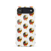 Cover iPhone Resistente – Compatibile con Ricarica Wireless – Design Dead Smiley Face-Biiply