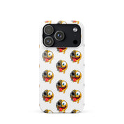 Cover iPhone Resistente – Compatibile con Ricarica Wireless – Design Dead Smiley Face-Biiply