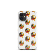 Cover iPhone Resistente – Compatibile con Ricarica Wireless – Design Dead Smiley Face-Biiply