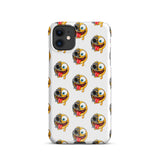 Cover iPhone Resistente – Compatibile con Ricarica Wireless – Design Dead Smiley Face