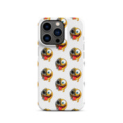 Cover iPhone Resistente – Compatibile con Ricarica Wireless – Design Dead Smiley Face-Biiply