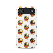 Cover iPhone Resistente – Compatibile con Ricarica Wireless – Design Dead Smiley Face-Biiply