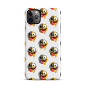 Cover iPhone Resistente – Compatibile con Ricarica Wireless – Design Dead Smiley Face-Biiply