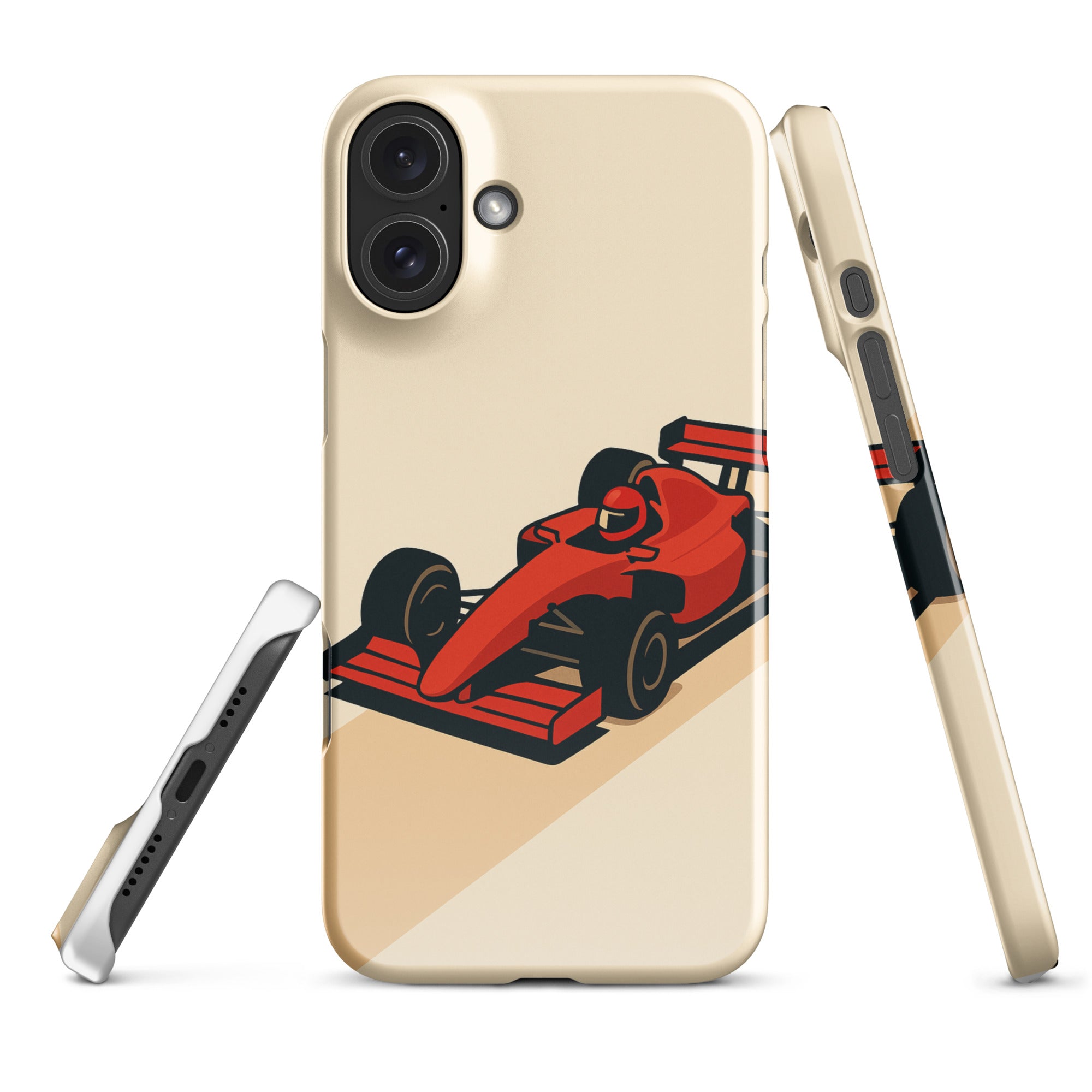 Cover iPhone Resistente – Compatibile con Ricarica Wireless – Design F1-Biiply