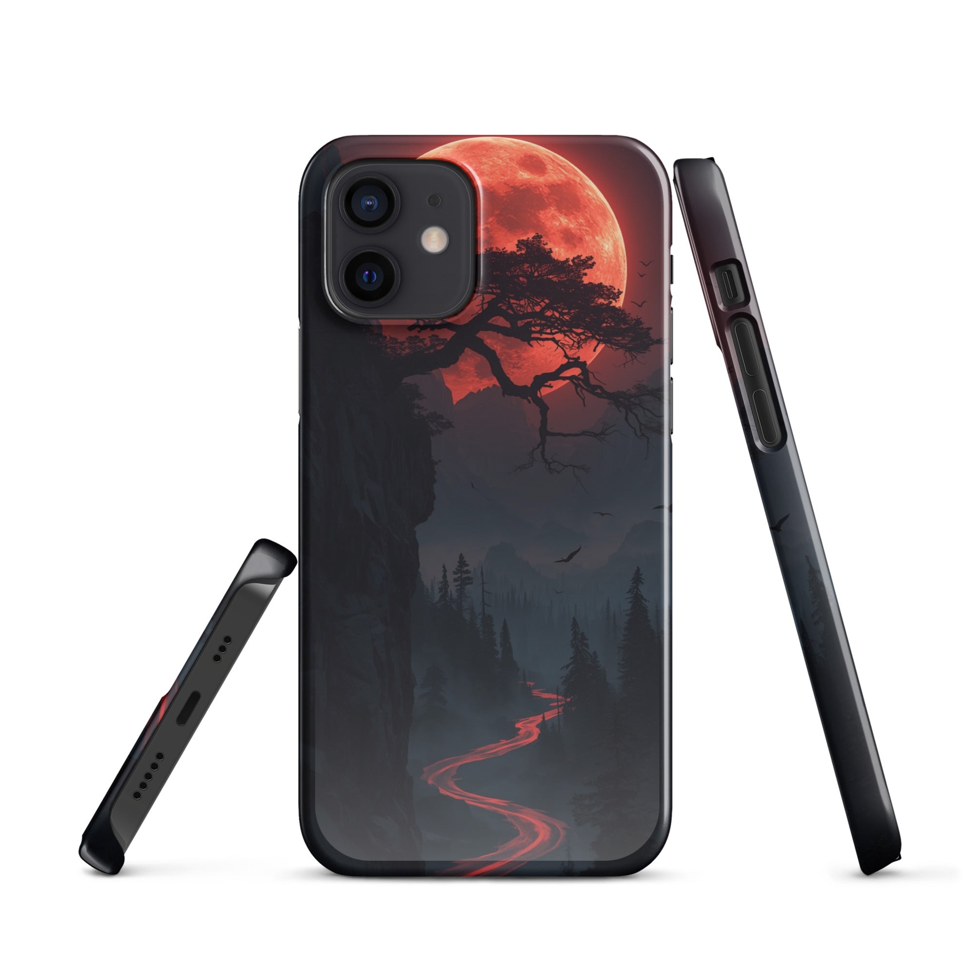 Cover iPhone Resistente – Compatibile con Ricarica Wireless – Design Fantasy Landscape-Biiply