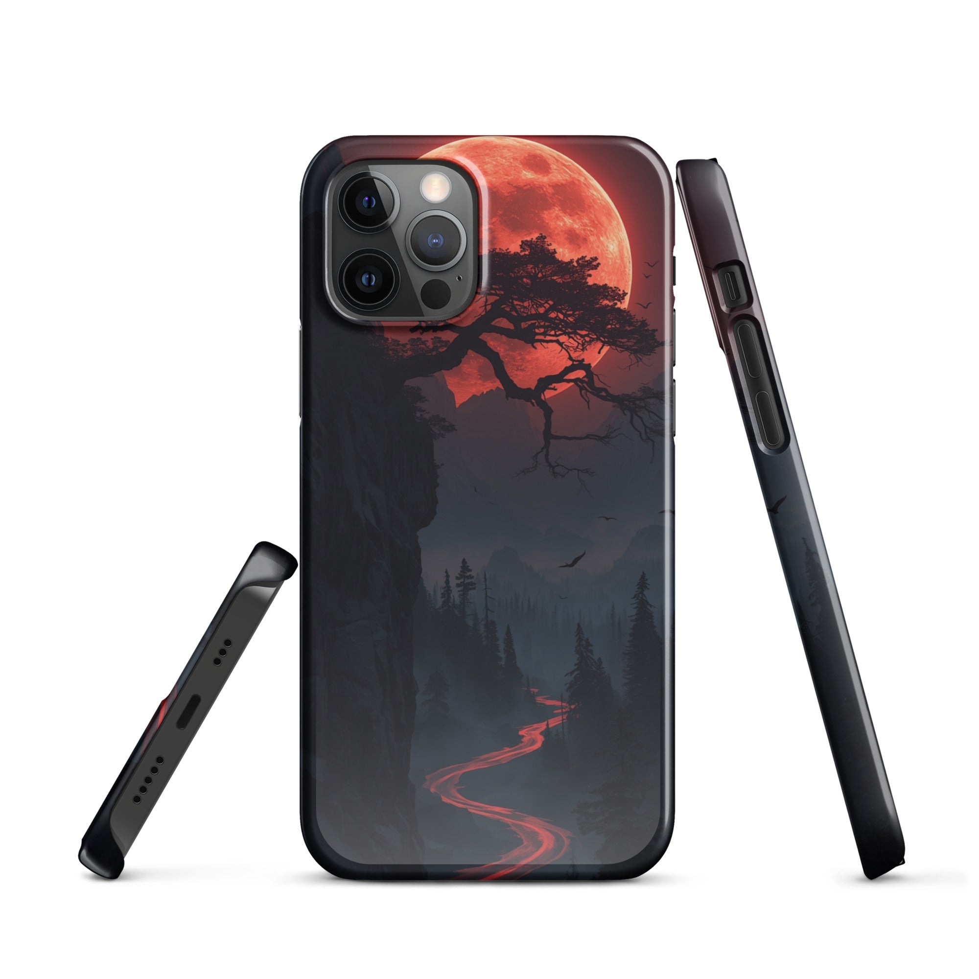 Cover iPhone Resistente – Compatibile con Ricarica Wireless – Design Fantasy Landscape-Biiply