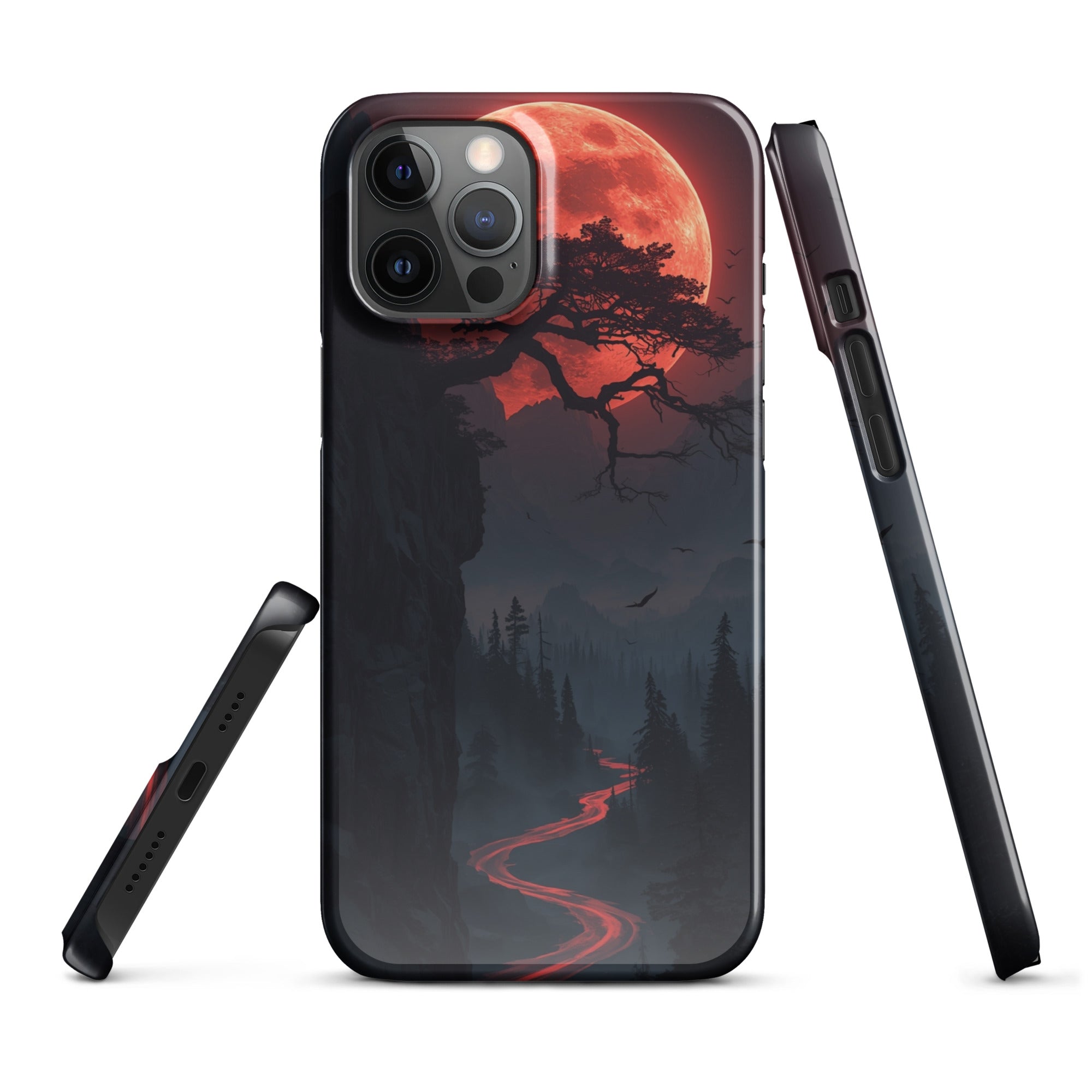 Cover iPhone Resistente – Compatibile con Ricarica Wireless – Design Fantasy Landscape-Biiply