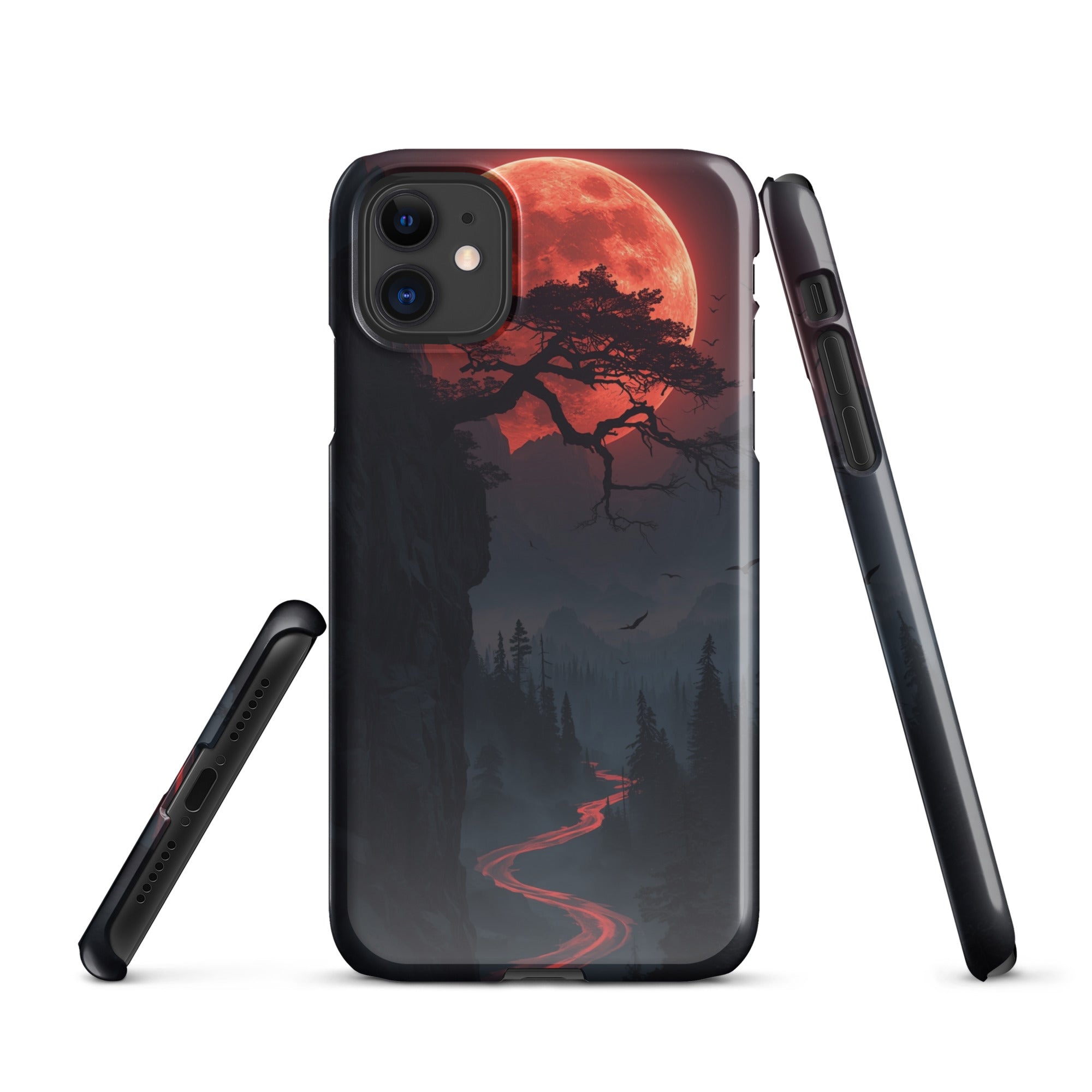 Cover iPhone Resistente – Compatibile con Ricarica Wireless – Design Fantasy Landscape-Biiply