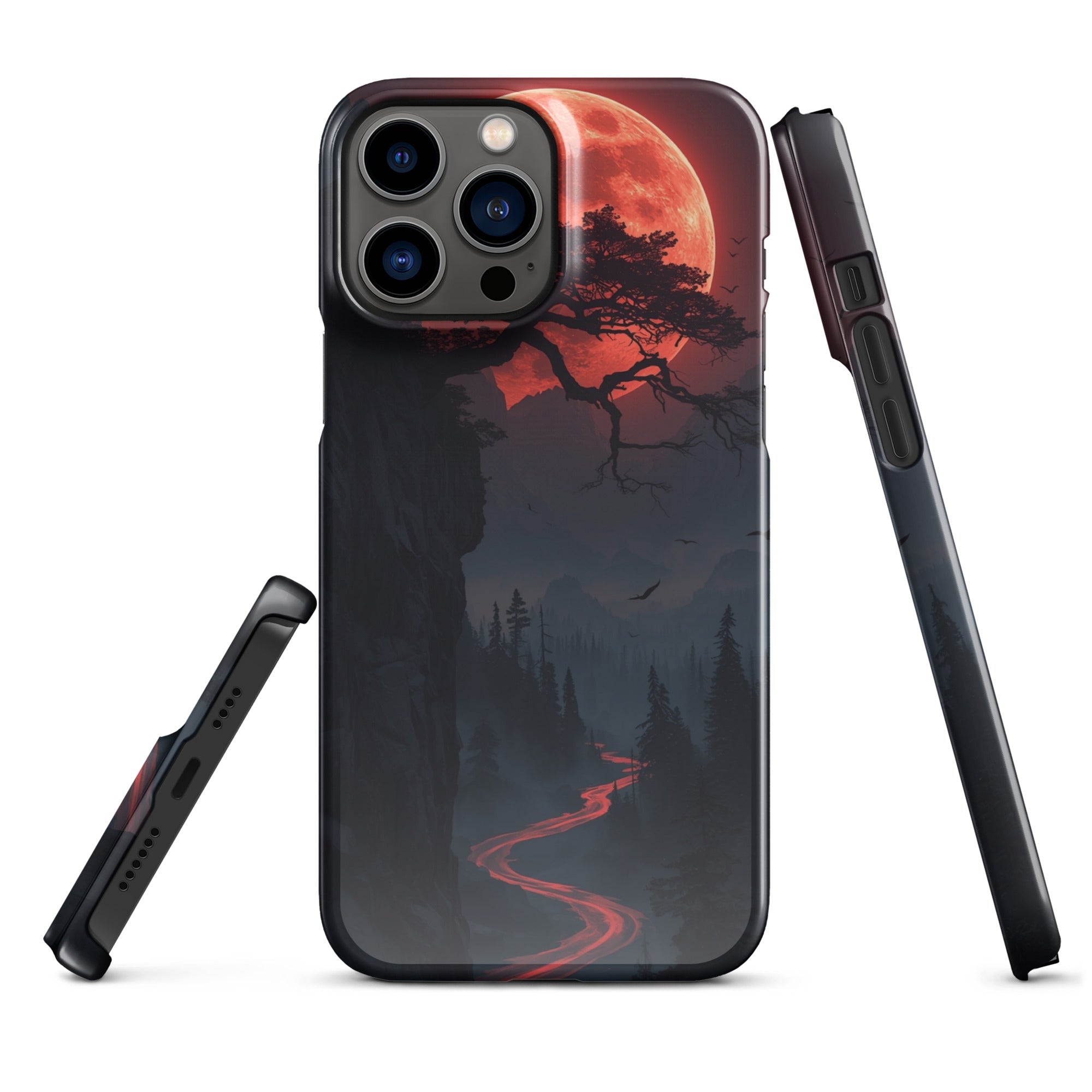 Cover iPhone Resistente – Compatibile con Ricarica Wireless – Design Fantasy Landscape-Biiply