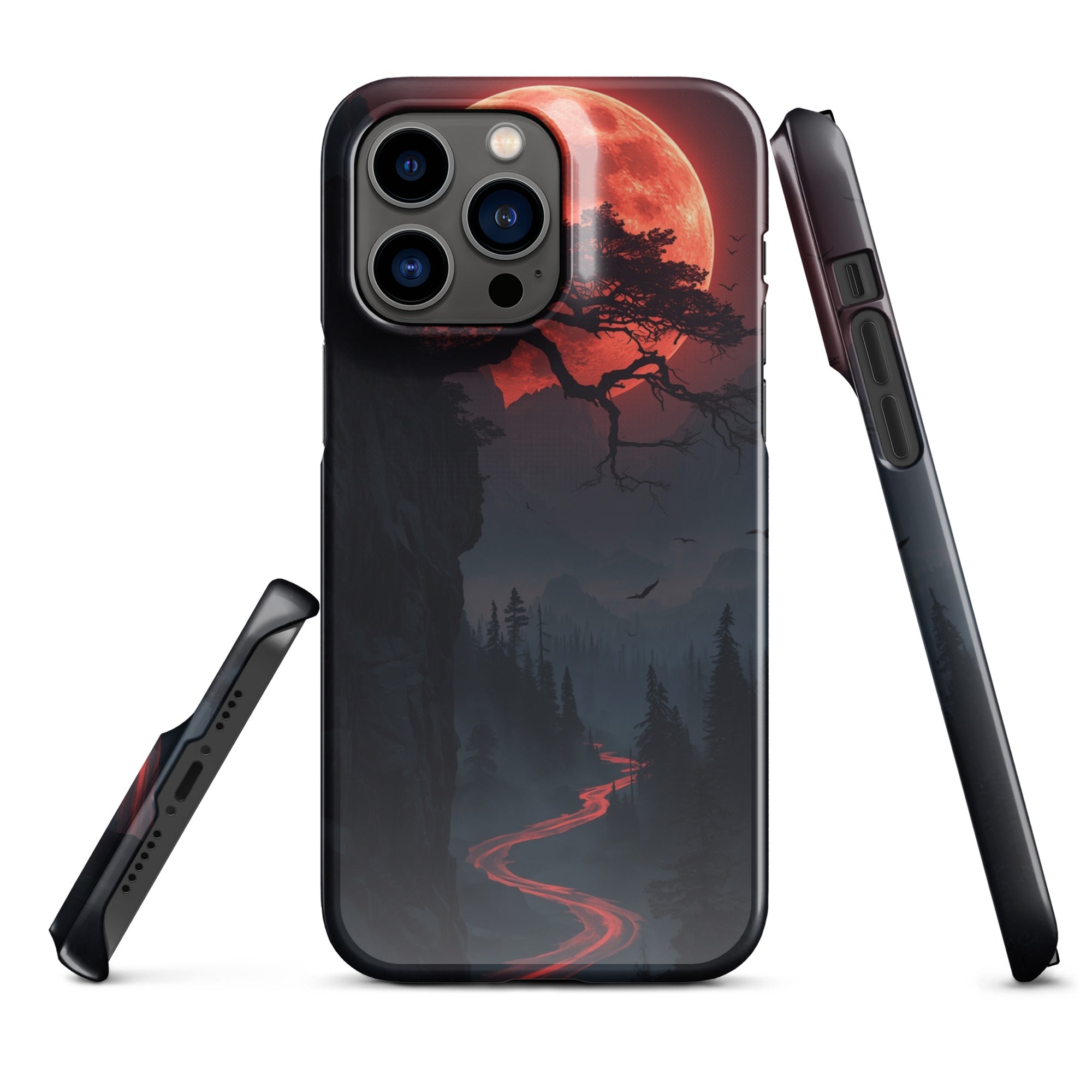 Cover iPhone Resistente – Compatibile con Ricarica Wireless – Design Fantasy Landscape-Biiply