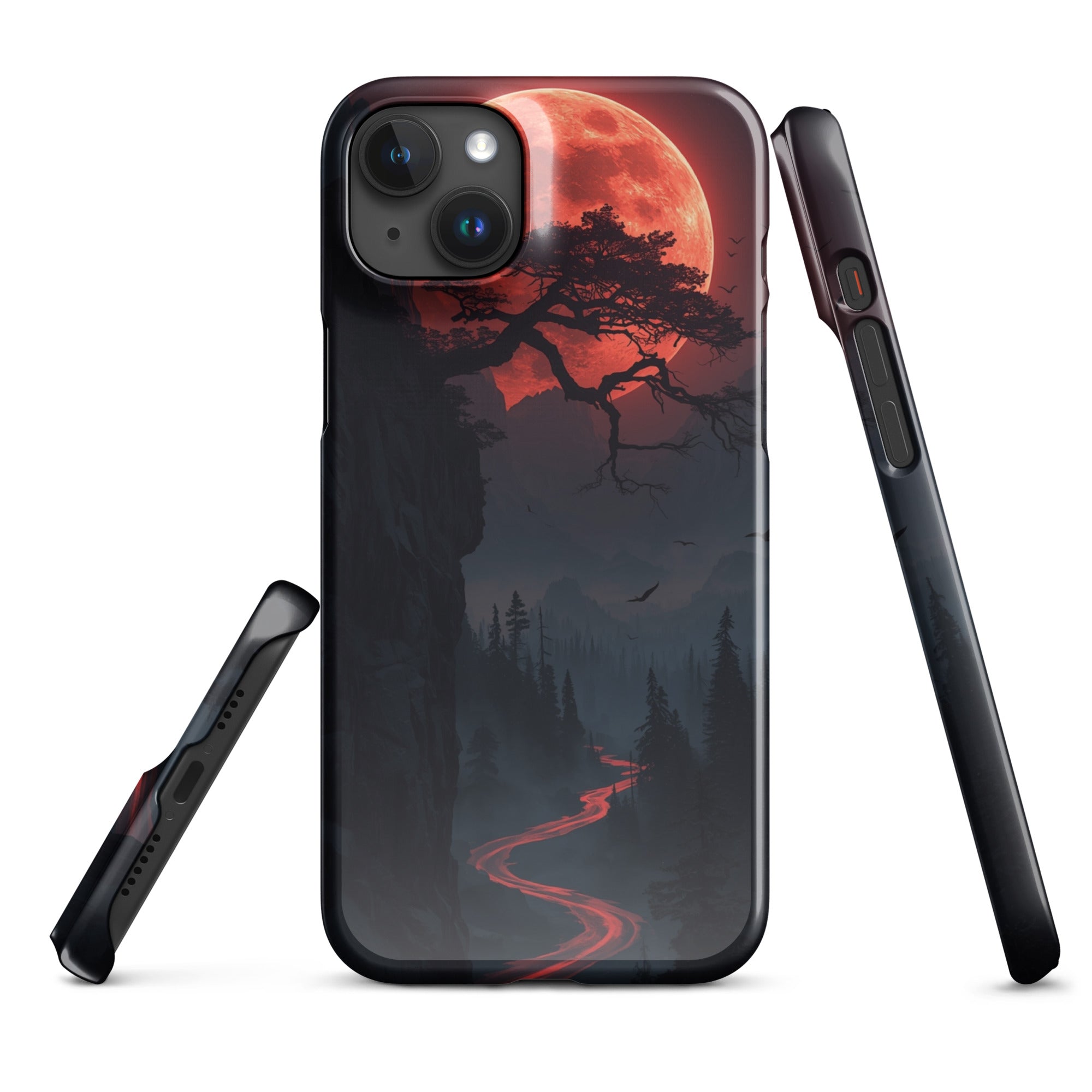 Cover iPhone Resistente – Compatibile con Ricarica Wireless – Design Fantasy Landscape-Biiply