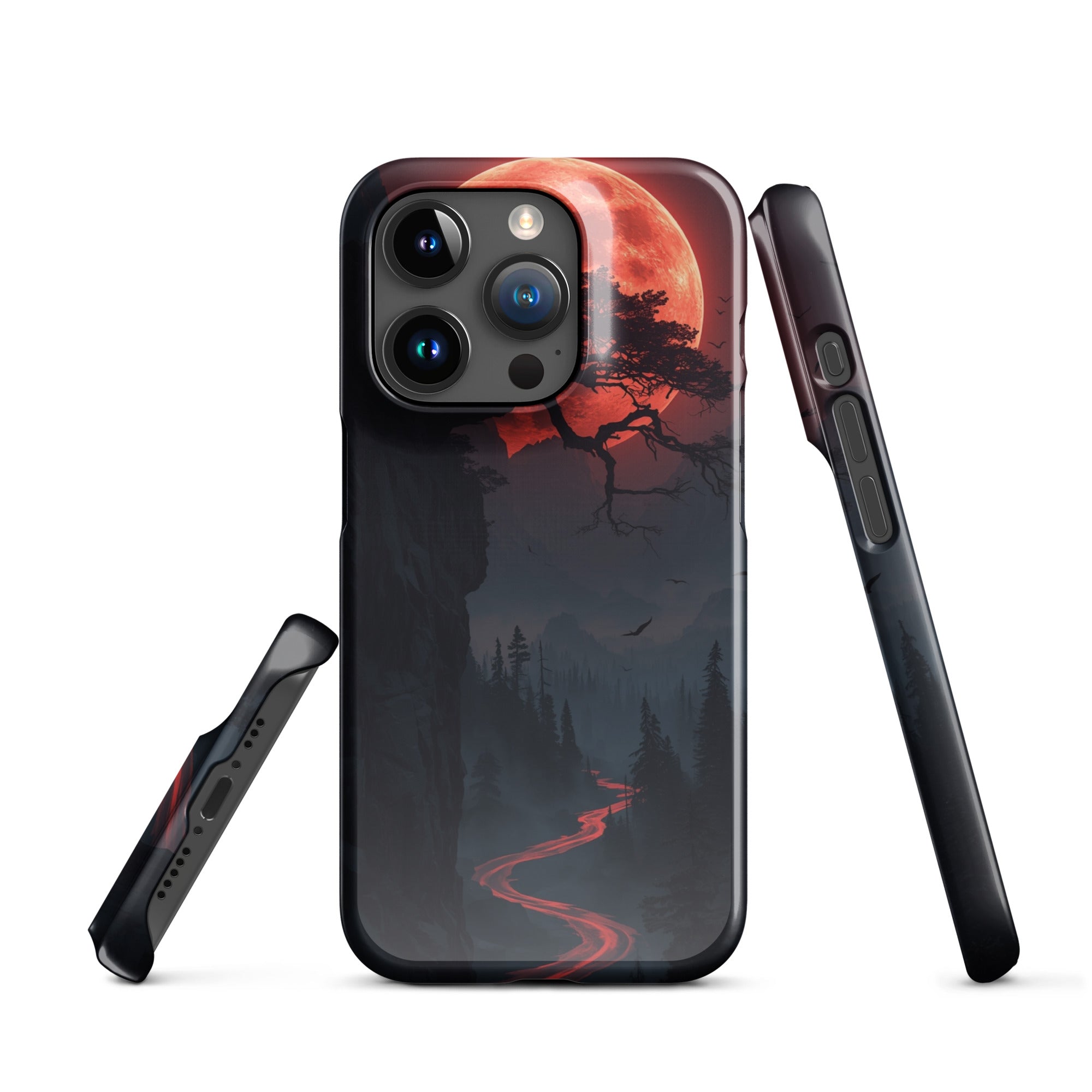 Cover iPhone Resistente – Compatibile con Ricarica Wireless – Design Fantasy Landscape-Biiply