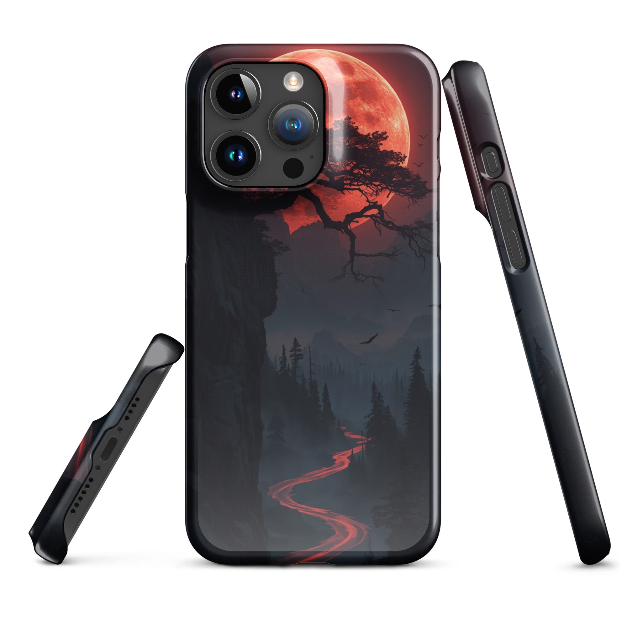 Cover iPhone Resistente – Compatibile con Ricarica Wireless – Design Fantasy Landscape-Biiply