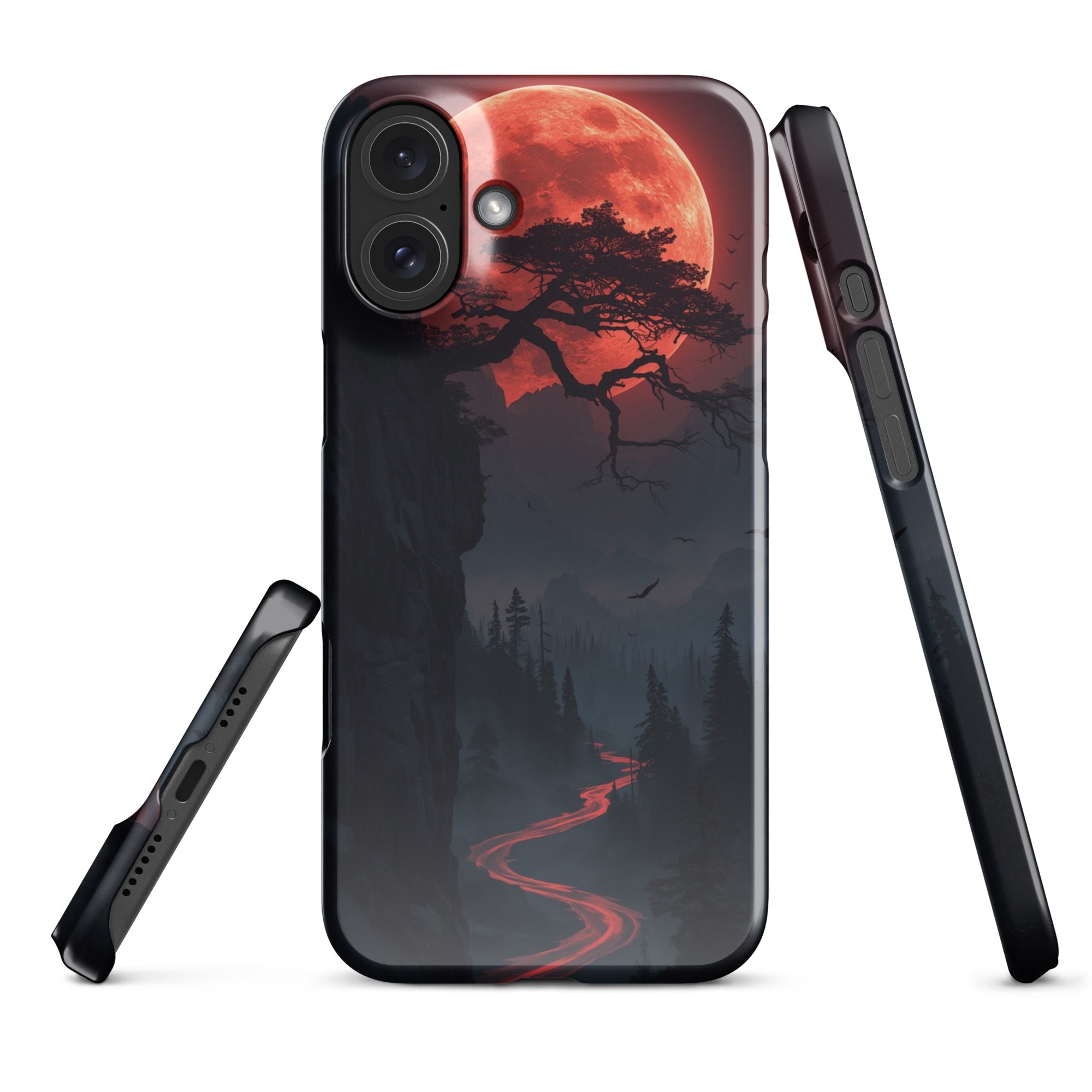Cover iPhone Resistente – Compatibile con Ricarica Wireless – Design Fantasy Landscape-Biiply