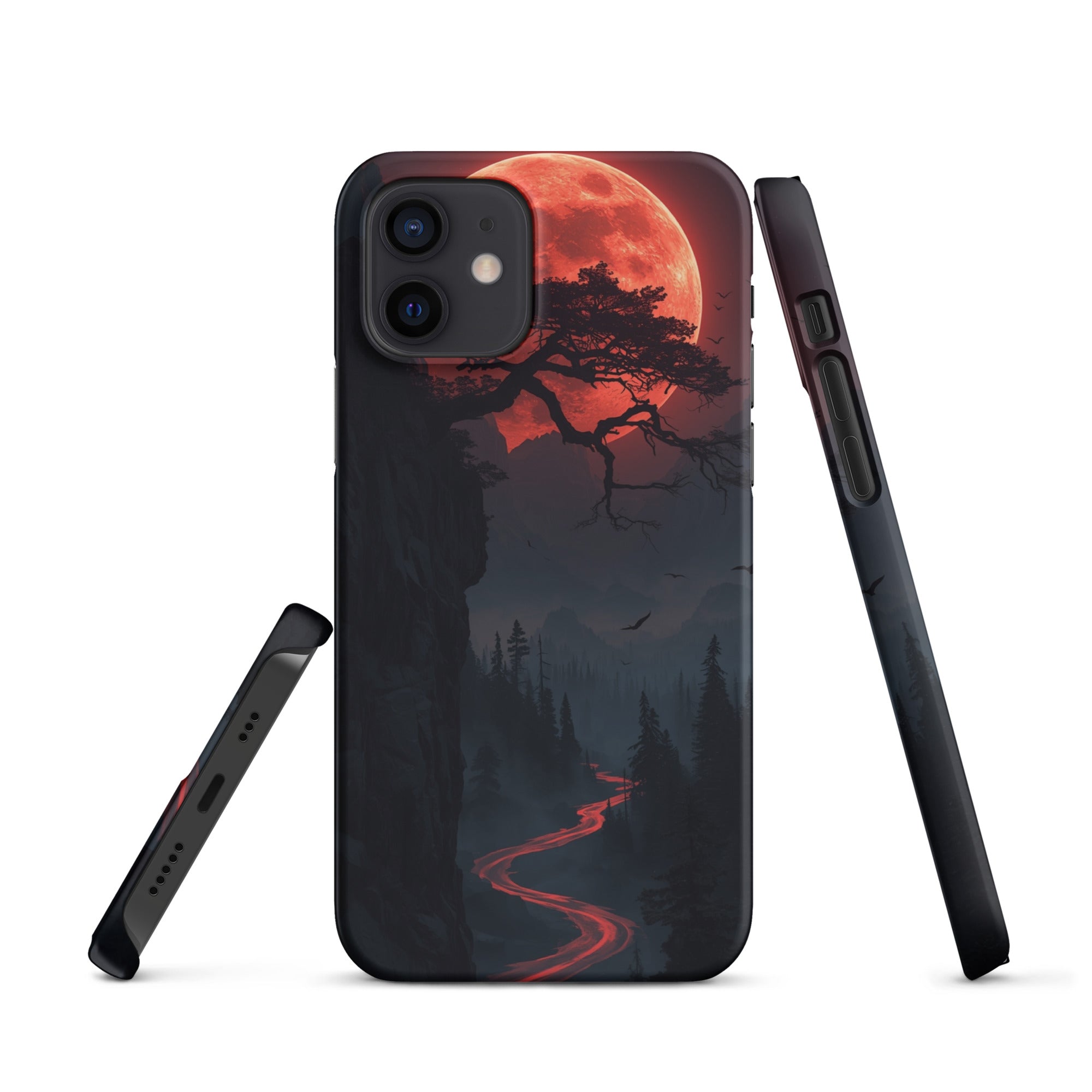 Cover iPhone Resistente – Compatibile con Ricarica Wireless – Design Fantasy Landscape-Biiply