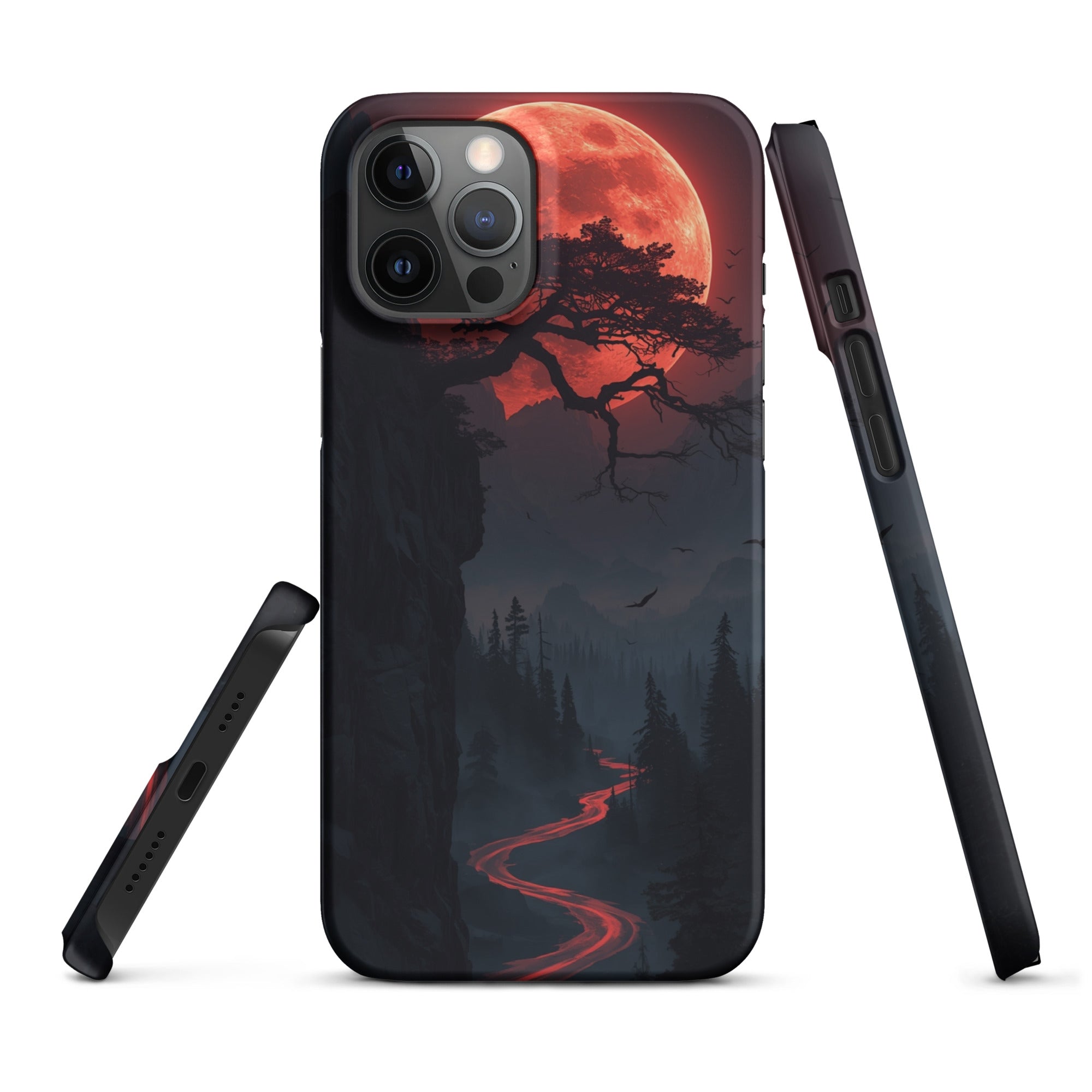 Cover iPhone Resistente – Compatibile con Ricarica Wireless – Design Fantasy Landscape-Biiply