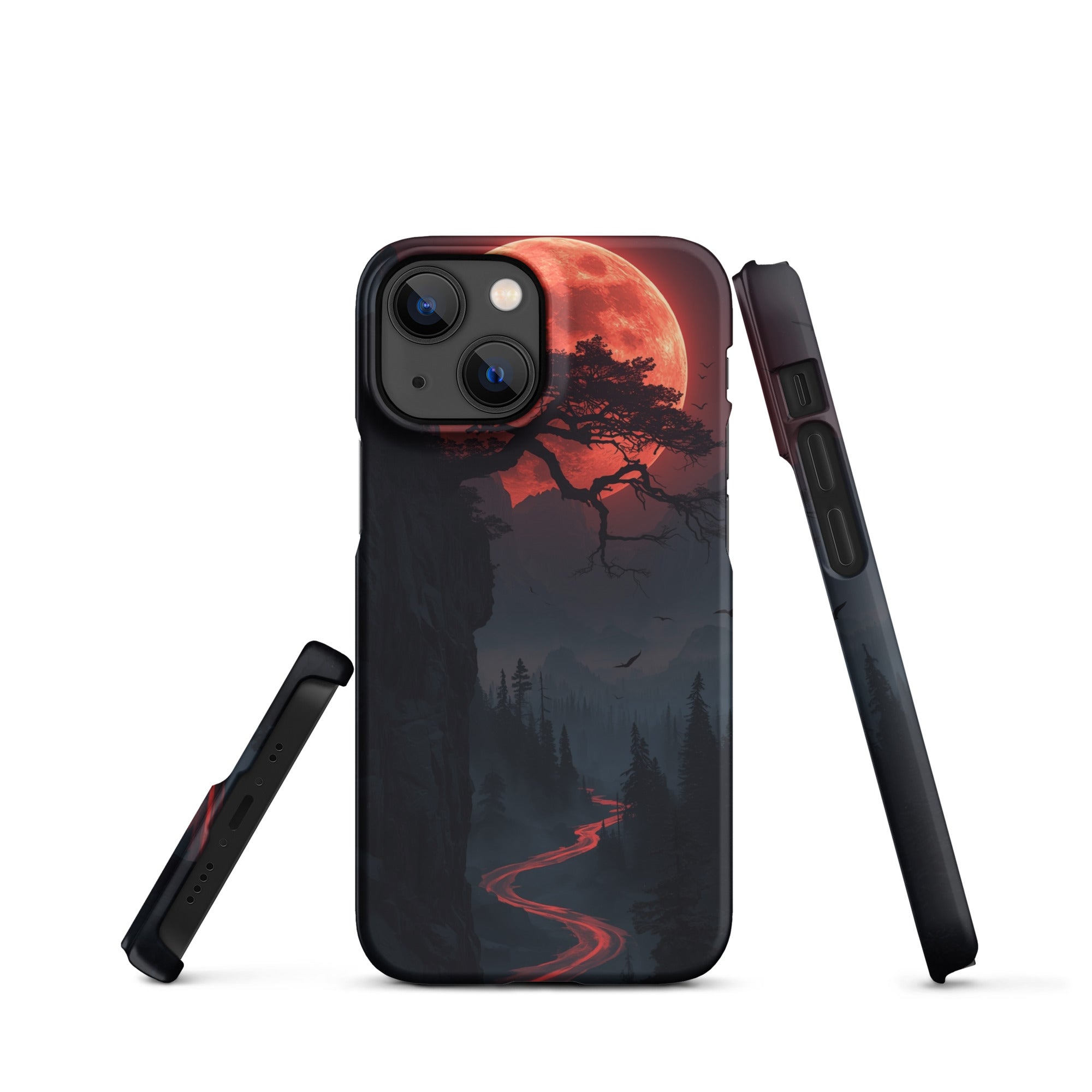 Cover iPhone Resistente – Compatibile con Ricarica Wireless – Design Fantasy Landscape-Biiply