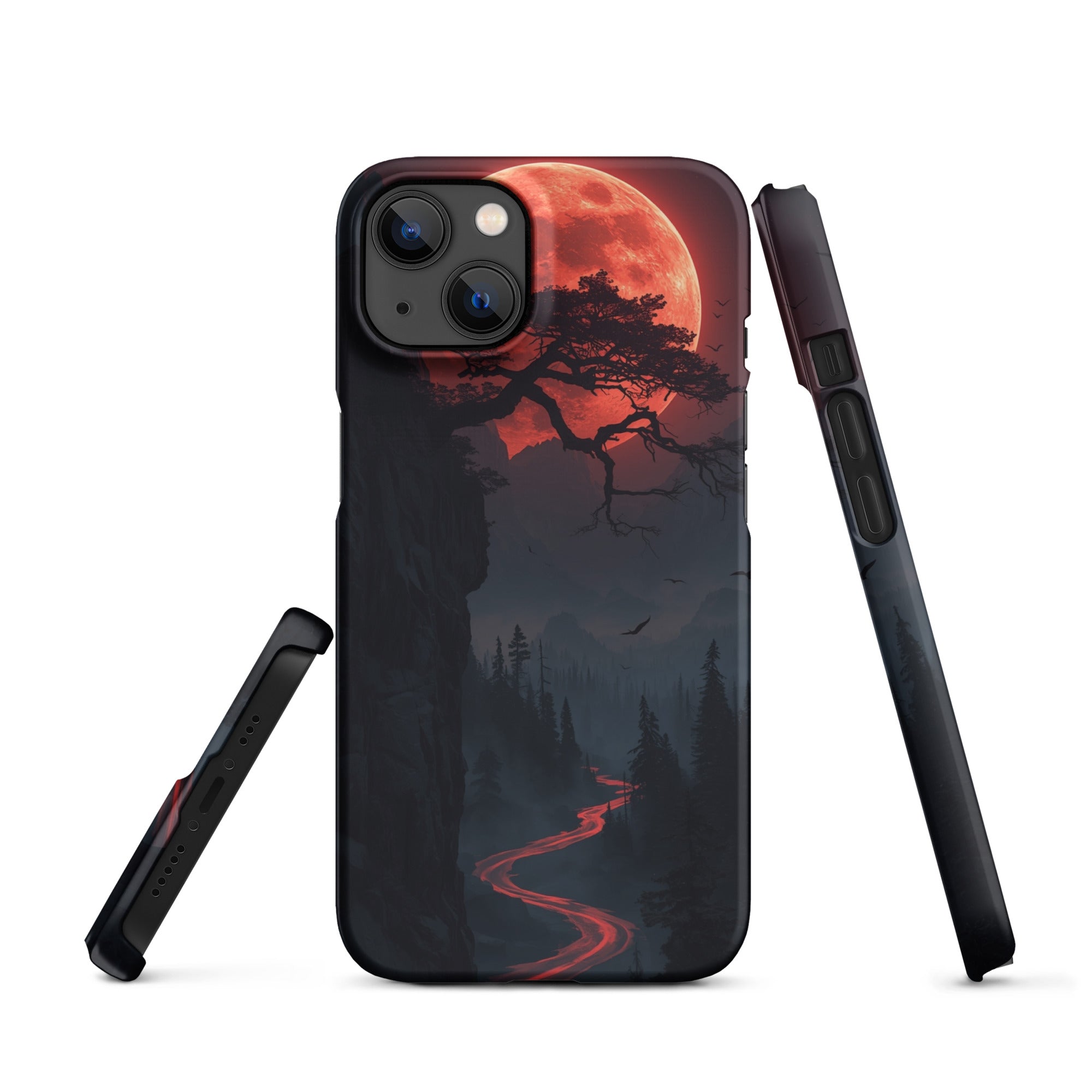 Cover iPhone Resistente – Compatibile con Ricarica Wireless – Design Fantasy Landscape-Biiply