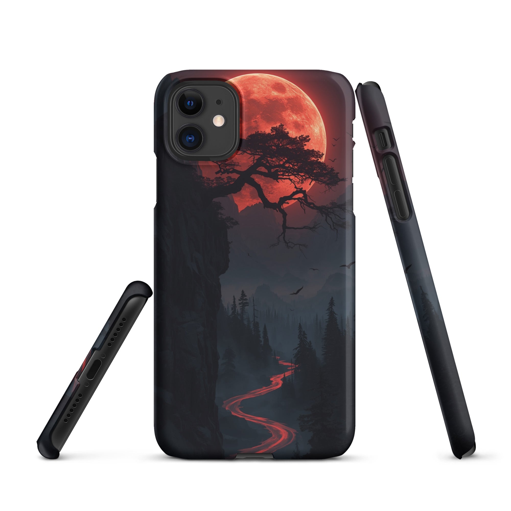 Cover iPhone Resistente – Compatibile con Ricarica Wireless – Design Fantasy Landscape-Biiply
