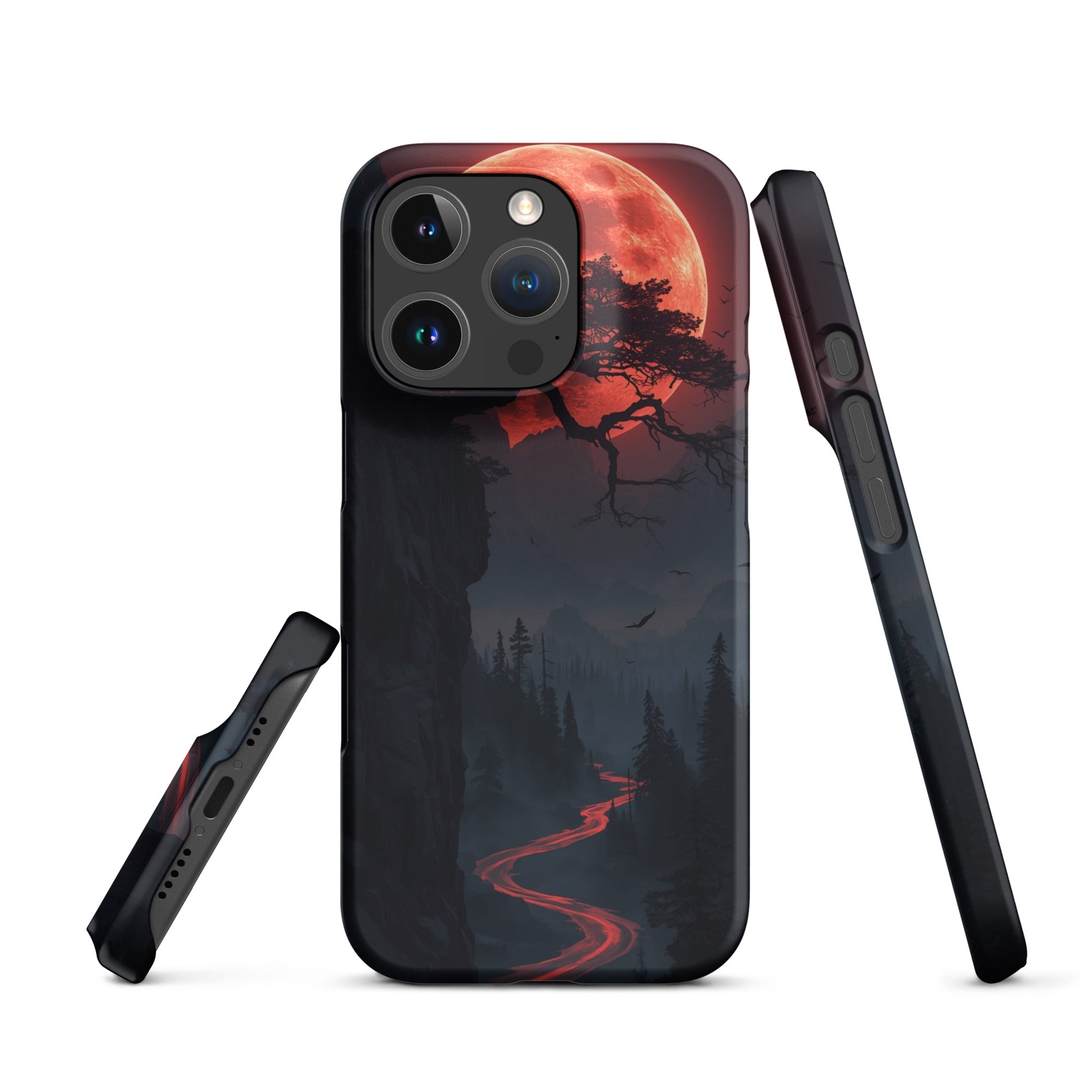 Cover iPhone Resistente – Compatibile con Ricarica Wireless – Design Fantasy Landscape-Biiply