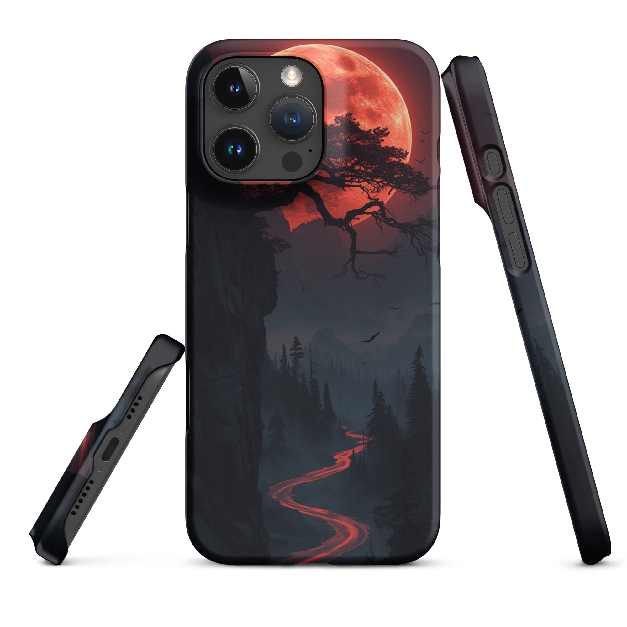Cover iPhone Resistente – Compatibile con Ricarica Wireless – Design Fantasy Landscape-Biiply