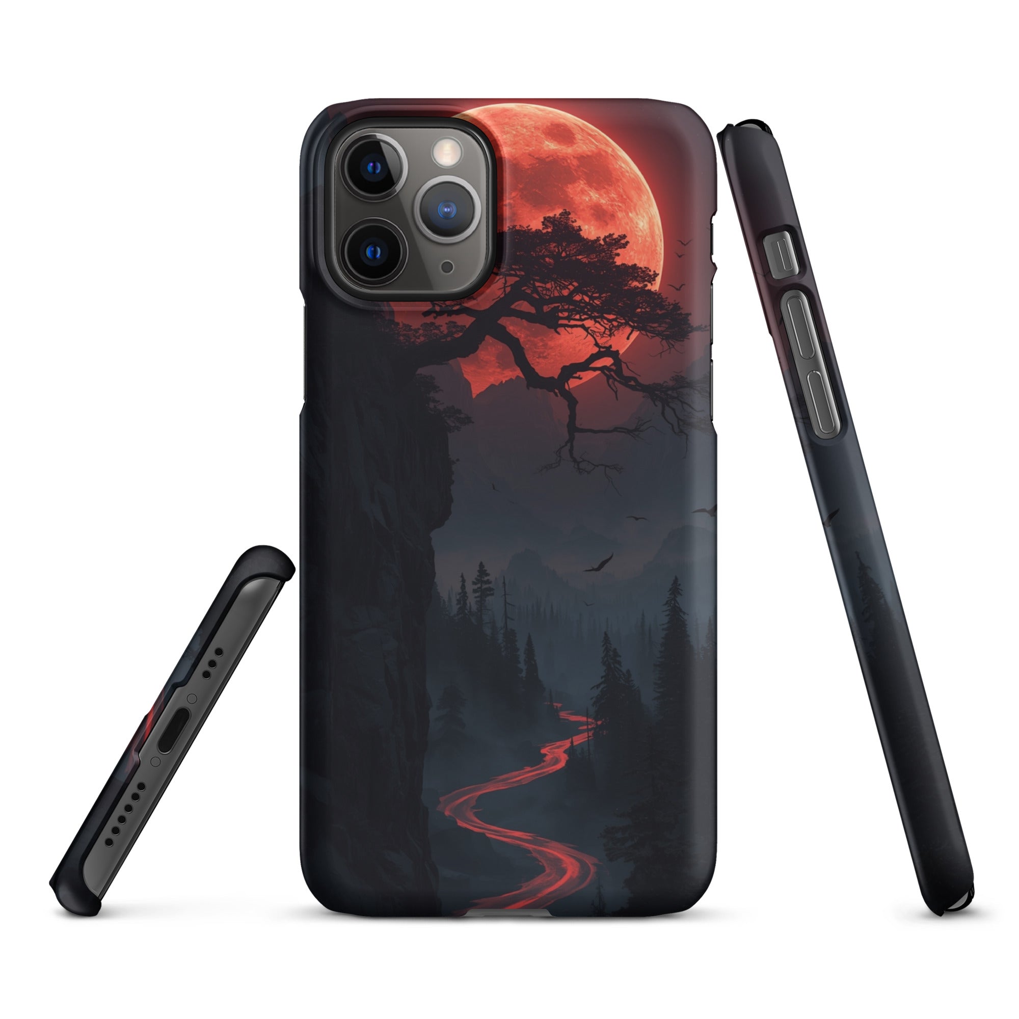 Cover iPhone Resistente – Compatibile con Ricarica Wireless – Design Fantasy Landscape-Biiply