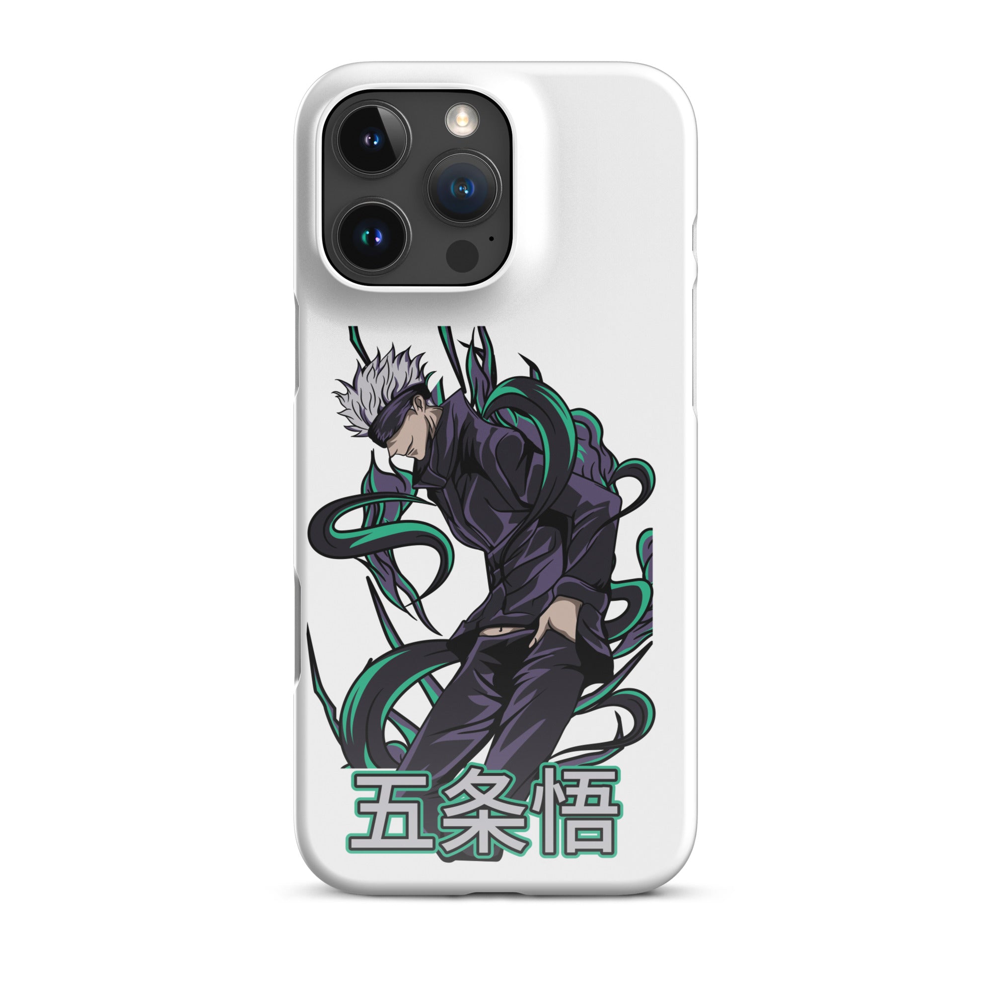 Cover iPhone Resistente – Compatibile con Ricarica Wireless – Design Gojo Satoru-Biiply