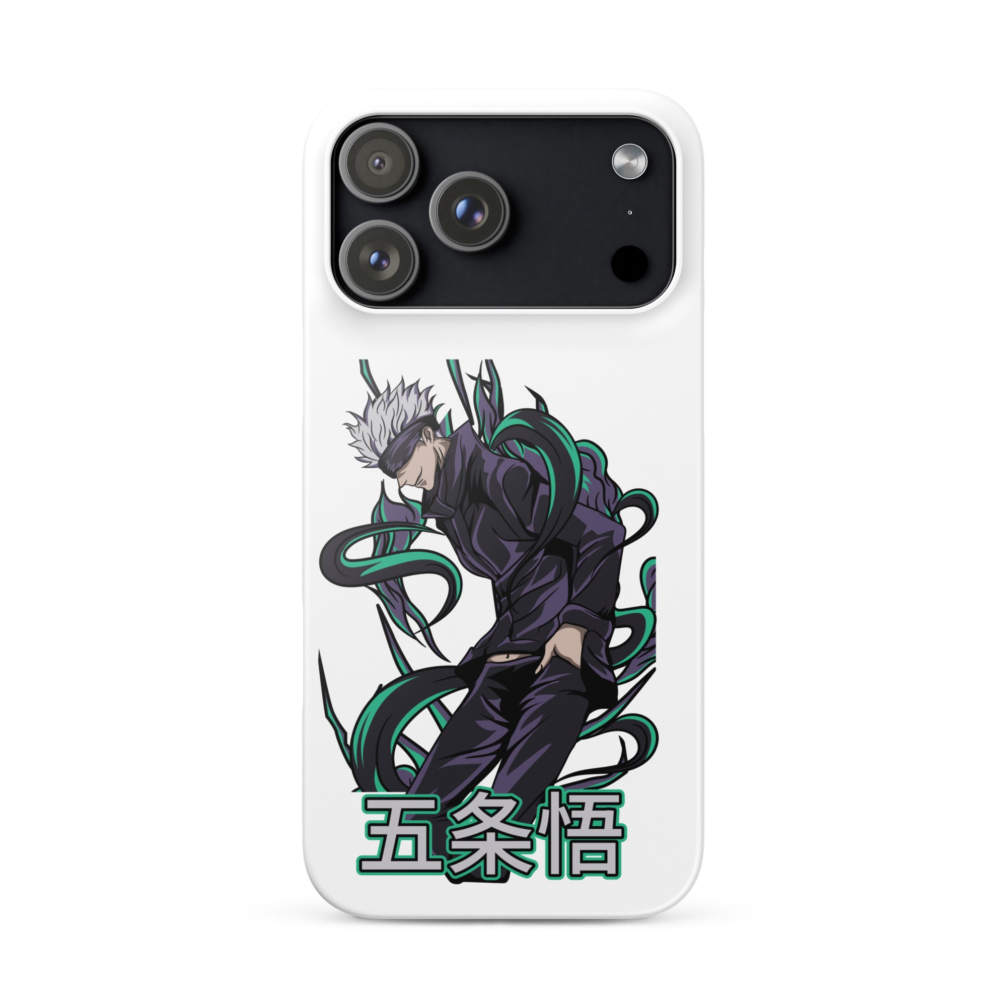 Cover iPhone Resistente – Compatibile con Ricarica Wireless – Design Gojo Satoru-Biiply