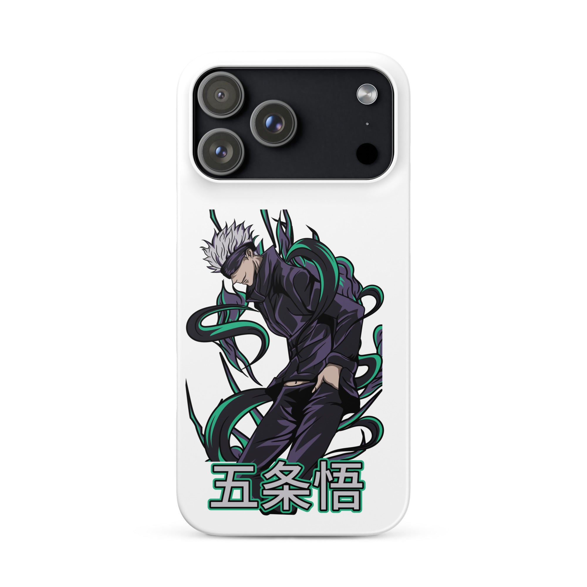 Cover iPhone Resistente – Compatibile con Ricarica Wireless – Design Gojo Satoru-Biiply