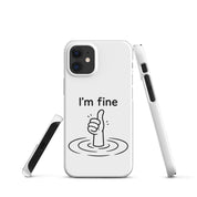 Cover iPhone Resistente – Compatibile con Ricarica Wireless – Design I'm Fine-Biiply